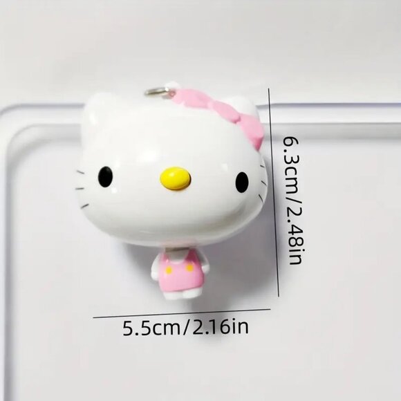 Hello Kitty Tape Measure Keychain 60" Retractable - Picture 3 of 6
